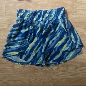 Ideology Blue & Green Girl Shorts